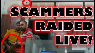 Scammers Raided Live [upl. by Alaecim821]