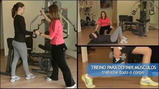 Treino de musculação exercícios para pernas e braços [upl. by Aylatan]