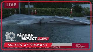 A closer look at flooding damages in Bradenton after Hurricane Milton [upl. by Oirramed]