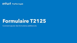 Formulaire T2125 [upl. by Teilo]