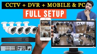 How to Remote View H264 DVR  How to Install CCTV Cameras With DVR  Network Setup on the DVR [upl. by Terrie]