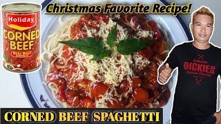 CORNED BEEF SPAGHETTI  MATIPID NAMASARAP PA  KITCHEN IDOL [upl. by Steve]