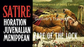 Types of Satire  Horation Juvenilian Menippean Satire with examples uses of satire in literature [upl. by Abdel]