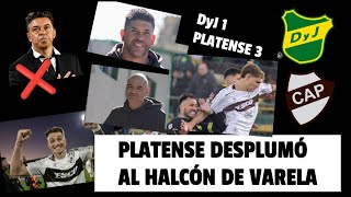 DEF Y JUST 1  PLATENSE 3  GANó PLATENSE PERO PREGUNTAN POR GALLARDO 😡 [upl. by Balac913]