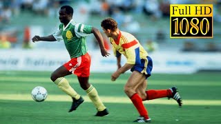 Cameroon 21 Romania World Cup 1990  Full highlight 1080p HD  Roger Milla [upl. by Converse]