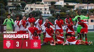 AS Monaco 31 OGC Nice  U17 Nationaux  20ème journée [upl. by Erehpotsirhc181]