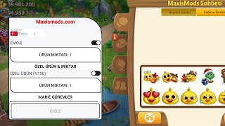 Farmville 2 Hile Mod Menu Gameguardian Emoji amp Fertilizer amp 150 Points Boat amp Vip Decoration Free [upl. by Asirak]