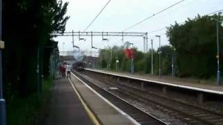 Oliver Cromwell 70013 at Speed through Hatfield Peverel [upl. by Negaet]