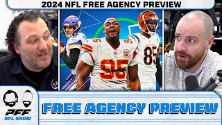 2024 NFL Free Agency Preview  PFF NFL Show [upl. by Ariadne762]