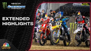 Supercross 2024 EXTENDED HIGHLIGHTS Round 3 in San Diego  12024  Motorsports on NBC [upl. by Lahsram]