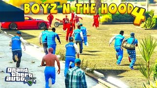 GTA 5 ONLINE  BOYZ N THE HOOD PART 4  BLOODS VS CRIPS [upl. by Ednargel]