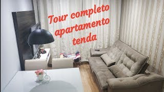 Tour completo do nosso apartamento tenda de 38 metros [upl. by Niahs484]