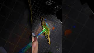 Panel lining with fluorescent panel liner  Guess which gundam gundam gunplacustom shortvideo [upl. by Palm431]