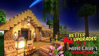 Better Upgrades in Hardcore Minecraft  Episode 5 [upl. by Dessma]