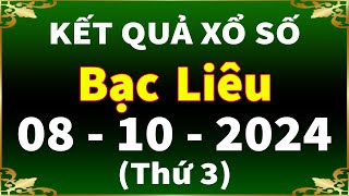 Xổ số Bạc Liêu ngày 8 tháng 10  XSBL  KQXSBL  SXBL  Xổ số kiến thiết Bạc Liêu hôm nay [upl. by Akima]