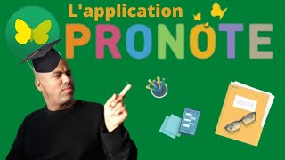 Comment utiliser lapplication pronote mobile 📱📚 [upl. by Gibbon]