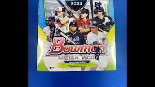 2023 Bowman Mega Box 3 for 3 [upl. by Guinevere]