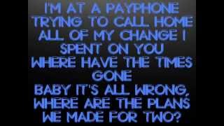 Maroon 5 feat Wiz Khalifa  Payphone Lyrics [upl. by Teddi]