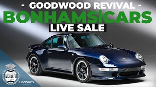 BonhamsCars Goodwood Revival live sale  Live stream [upl. by Kain941]