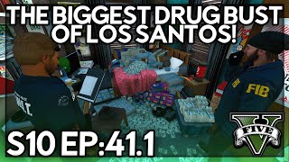 Episode 411 The Biggest Drug Bust Of Los Santos  GTA RP  GW Whitelist [upl. by Nillek]