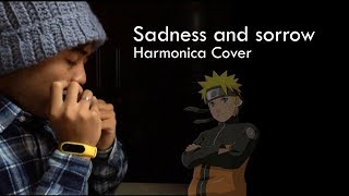 Harmonica Cover Sadness and Sorrow  OST Naruto  With Tabs [upl. by Nyladam]