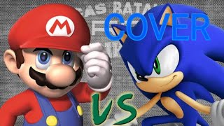 Mario Vs Sonic Épicas batallas Del Rap de Frikismo  COVER  Keyblade [upl. by Bixby]