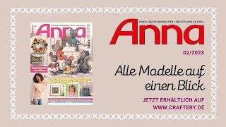 Zeitschrift Anna 0224  Alle Modelle auf einen Blick [upl. by Annayr]