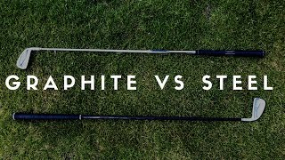 Graphite Shafts vs Steel Shafts in Irons  Ping i200 Heads [upl. by Anomer661]