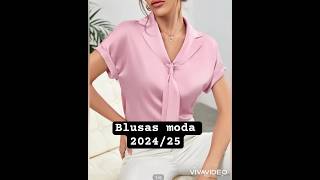 Hermosas blusas 242025 fashion moda style [upl. by Drwde]