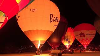 Ballonglühen im Urlaubsort Inzell 2024 [upl. by Roarke]