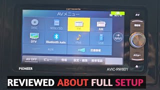 CARROZZERIA AVIC  RW801 REVIEWED ABOUT FULL SETUP BLUETOOTH CONNECTION ETCC [upl. by Bodi]