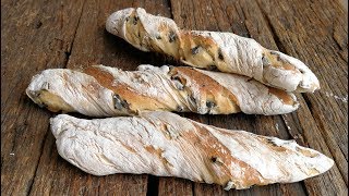 PANE RUSTICO ALLE OLIVE fatto in casa [upl. by Graf]