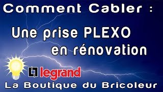 de A a Z  Comment cabler une prise plexo a connexion automatique etanche IP55 LEGRAND [upl. by Elbertine]