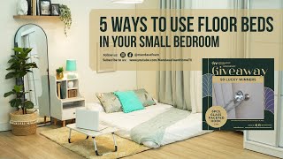 5 Ways to Use Floor Beds in Your Small Bedroom  Decoration Idea  Mandaue Foam  MF Home TV [upl. by Amand]