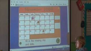 Morning Meeting using the SMART Board Part 1 [upl. by Seidel]