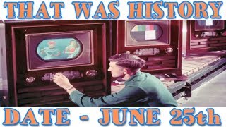 Today In History A First In Color Television [upl. by Anoed]