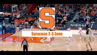 How To Run Syracuse 23 Zone [upl. by Aoh]