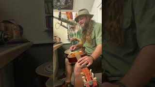 Play through the pain live Slide Guitar Harmonica on NH Radio [upl. by Noxin]