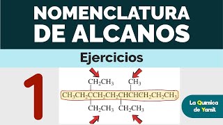 Cómo NOMBRAR ALCANOS  Ejemplo 1 [upl. by Jew]