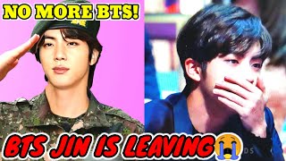 Jin Leave BTS After Military Enlistment 😱  BTS Jin Contract Is Over 😭  Jin Is No More BTS Member [upl. by Sidman]