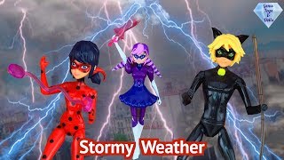 STORMY WEATHER 2 Mini Miraculous Ladybug SEASON 3 FULL  EPISODE  Figure doll story NEW [upl. by Enelime]