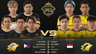 ONIC PH VS ONIC ESPORTS PHILIPPINES VS INDO DAY 2 GAME 1  M3 [upl. by Ki673]