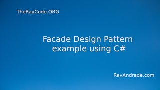 Facade Design Pattern example using C [upl. by Oos]