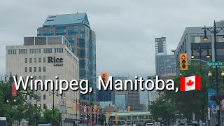 Winnipeg MB Canada 🇨🇦 downtown area [upl. by Coumas]