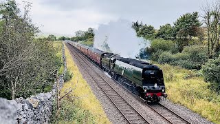 Tangmere Steam Locomotive on the Settle Carlisle Line At Ribblehead [upl. by Htederem]