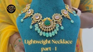 Latest Lightweight Necklace collection7989292880MSC JEWELS [upl. by Dodie723]