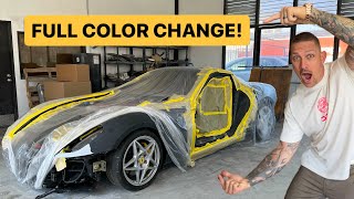 YOU WON’T BELIEVE WHAT DAMON DID FERRARI 599 TRANSFORMATION [upl. by Rains]