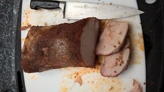 A simple but Delicious Smoked Pork Loin [upl. by Leyes]