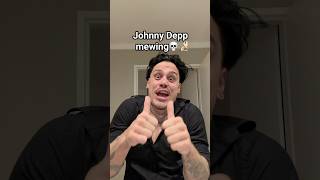 Johnny Depp mewing☠️🧏🏻johnnydepp mewing tutorial shelove [upl. by Aenit720]