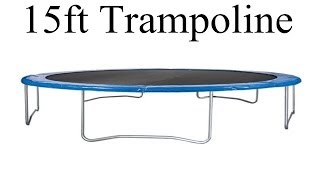 15ft Trampoline [upl. by Leihcim256]